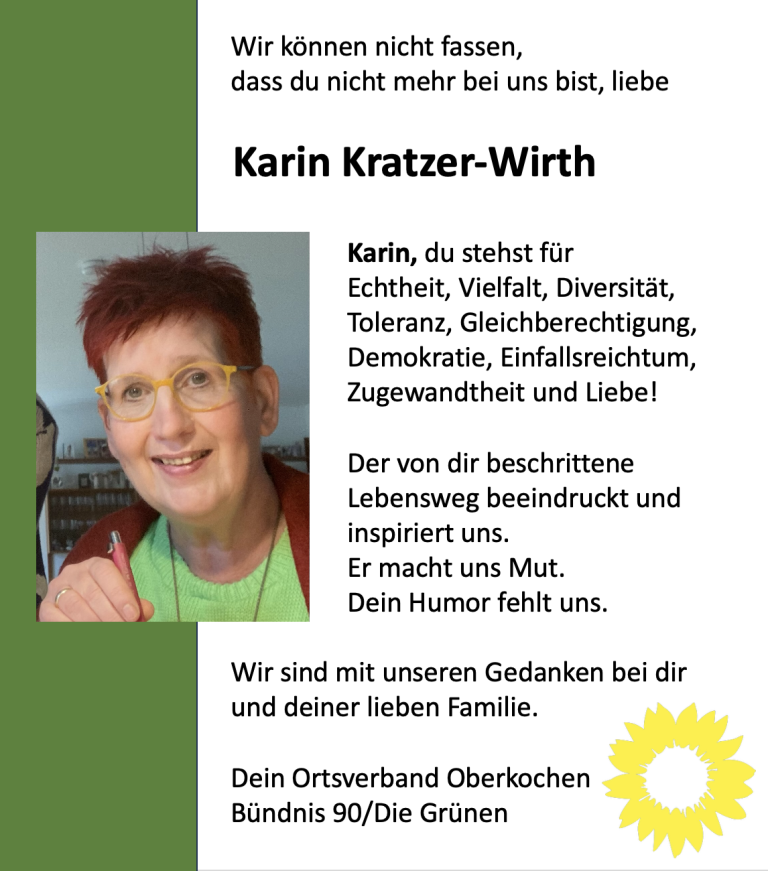 Wir trauern: